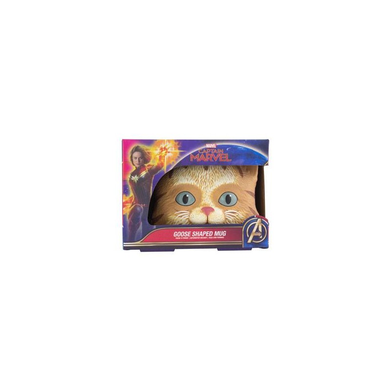 Captain Marvel mug Shaped Goose