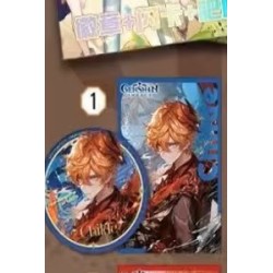 GENSHIN IMPACT Badges collectible 7 cm environ