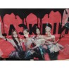 BLACK PINK Housse de coussin