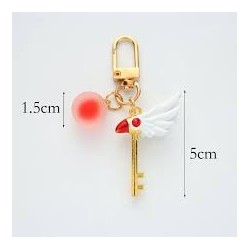 CARDCAPTOR Porte clé sceptre de clow