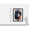 DRAGON BALL Z Tirage encadré Goku