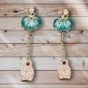 GHIBLI Boucle d'oreille Totoro doré