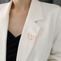 Harry Potter Broche vif d'or et etoiles