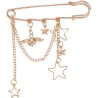 Harry Potter Broche vif d'or et etoiles