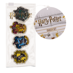 HARRY POTTER Lot de 4 gomme...