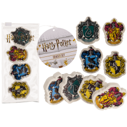 HARRY POTTER Lot de 4 gomme effigie des blasons