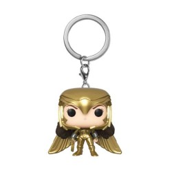 Wonder Woman 1984 porte-clés Pocket POP! Vinyl Wonder Woman (Gold Wing) 4 cm