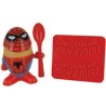 Coquetier - Marvel - Avec Emporte-pièces Spider-man