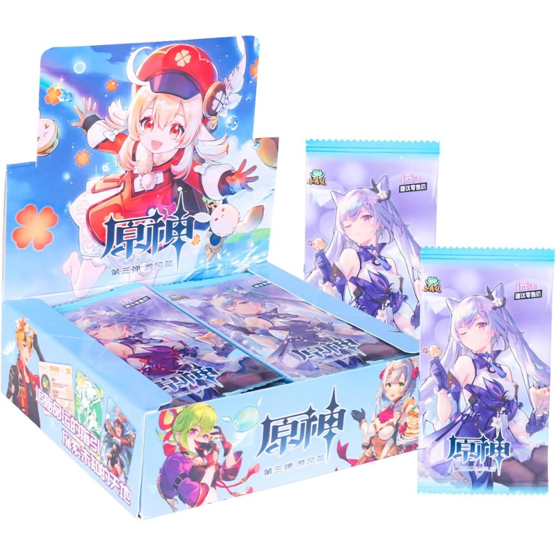 GENSHIN IMPACT Booster vendu a l'unités carte a collectionner genshin tgcgenshin