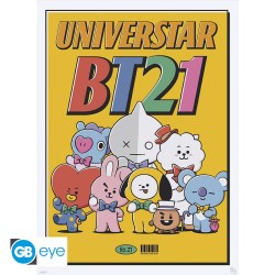 BT21 - Set 2 Posters Chibi 52x38 - BT21 Vintage Univertar 2
