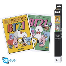 BT21 - Set 2 Posters Chibi...