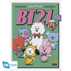 BT21 - Set 2 Posters Chibi 52x38 - BT21 Vintage Univertar 2