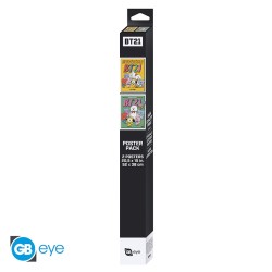 BT21 - Set 2 Posters Chibi 52x38 - BT21 Vintage Univertar 2