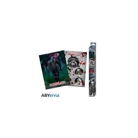 Goblin Slayer - Set 2 Chibi Posters - Groupe & Slayer (52x38cm)
