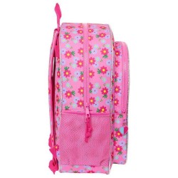 Dreamworks Sac à dos Trolls rose à fleurs