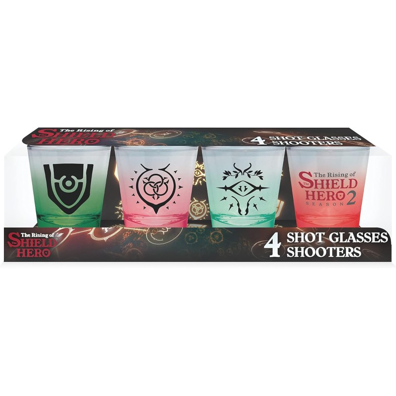 The Rising of the Shield Hero Lot de 4 verres à shot