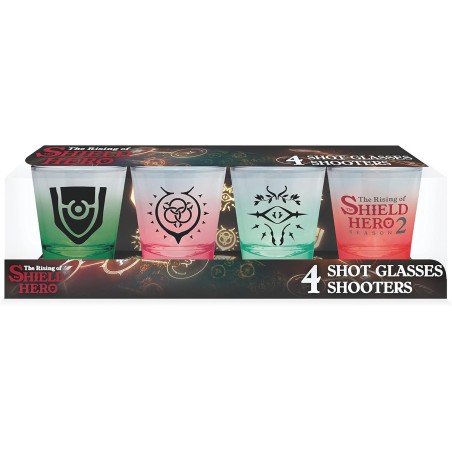 The Rising of the Shield Hero Lot de 4 verres à shot