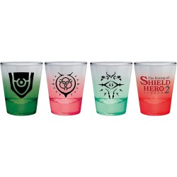 The Rising of the Shield Hero Lot de 4 verres à shot