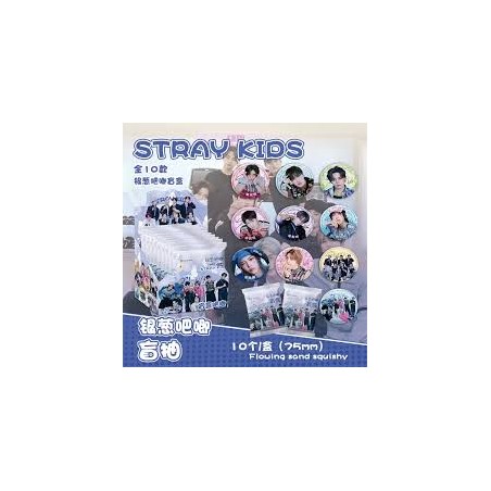 Stray Kids 1 Blind Box Badges 7.5 cm environ