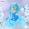 Hatsune Miku statuette PVC Noodle Stopper Flower Fairy Nemophila Pail Blue Color Ver. 15 cm