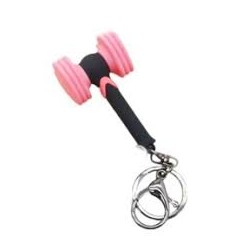 BLACK PINK Porte clé symbole marteau coeur
