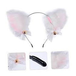 KAWAII serre tête oreilles  de chat  avec grelot