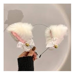 KAWAII serre tête oreilles  de chat  avec grelot