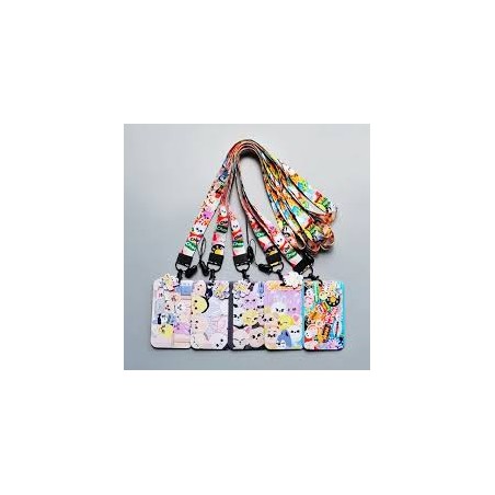 STRAY KIDS  Etui carte + cordon mascotte groupe