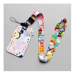 STRAY KIDS  Etui carte + cordon mascotte groupe