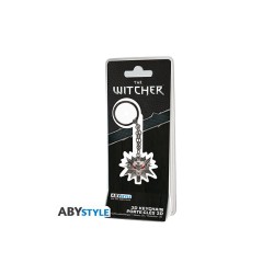 THE WITCHER Porte-clés 3D Emblème de l'école du Loup
