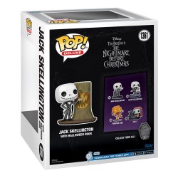 L´étrange Noël de Mr. Jack 30th POP! Deluxe Vinyl figurine Jack w/H.Town Door 9 cm