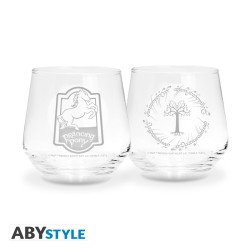LORD OF THE RINGS - Set de 2 verres Poney Fringant & Gondor