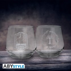 LORD OF THE RINGS - Set de 2 verres Poney Fringant & Gondor