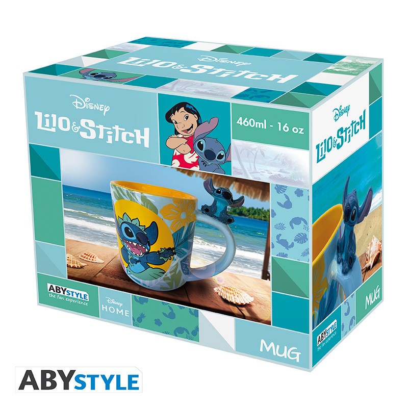 DISNEY - Mug 3D anse - Stitch hawaïen