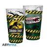 JURASSIC PARK - Verre XXL - 400 ml - Danger high voltage
