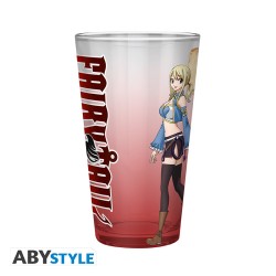 FAIRY TAIL - Verre XXL - 400 ml - Natsu, Lucy, Happy & Plue