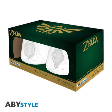 THE LEGEND OF ZELDA - Set de 2 verres - Zelda & Link