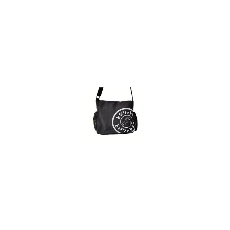 Ghibli Sac toile dit " Messager " Totoro  noir