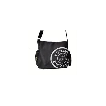 Ghibli Sac toile dit " Messager " Totoro  noir