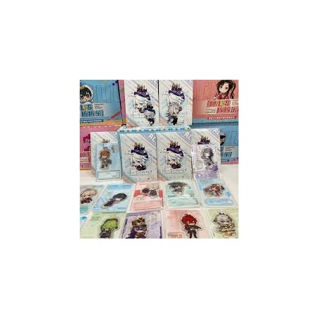 Genshin Impact Blind box acrylique porte clé et/ou support