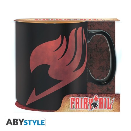 FAIRY TAIL - Mug - 460 ml - Lucy, Natsu & Emblème