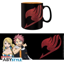 FAIRY TAIL - Mug - 460 ml - Lucy, Natsu & Emblème