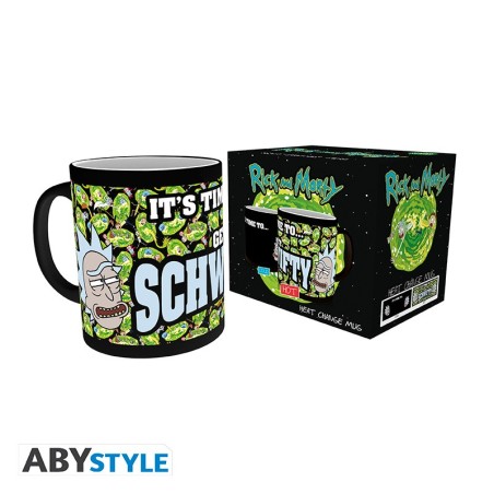 RICK AND MORTY - Mug heat change - 320 ml - Get Schwifty