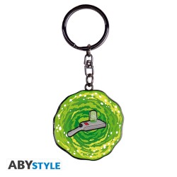 RICK AND MORTY - Porte-clés mécanique - Pistolet Portail
