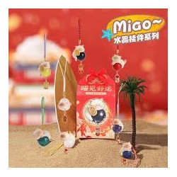 BLIND BOX Charme chat porte bonheur et pierre