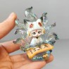 BLIND BOX Figurine Kitsune en résine effet translucide