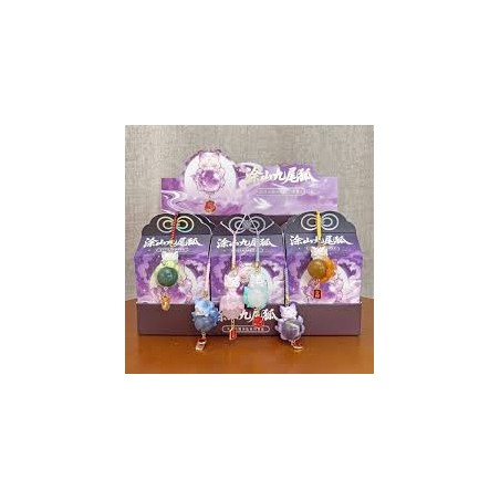 BLIND BOX Charme Kitsune porte bonheur et pierre