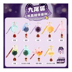 BLIND BOX Charme Kitsune porte bonheur et pierre