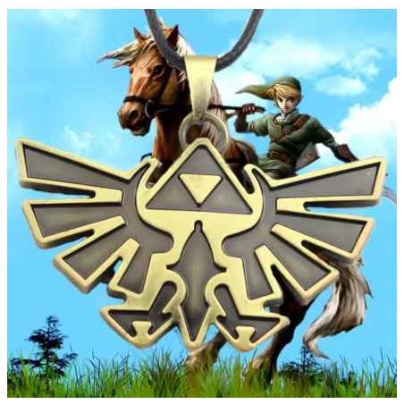 ZELDA Collier triforce Hyrule