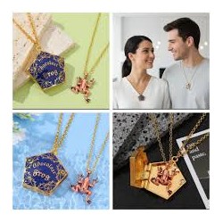 HARRY POTTER Collier duo / couple Choco Grenouille